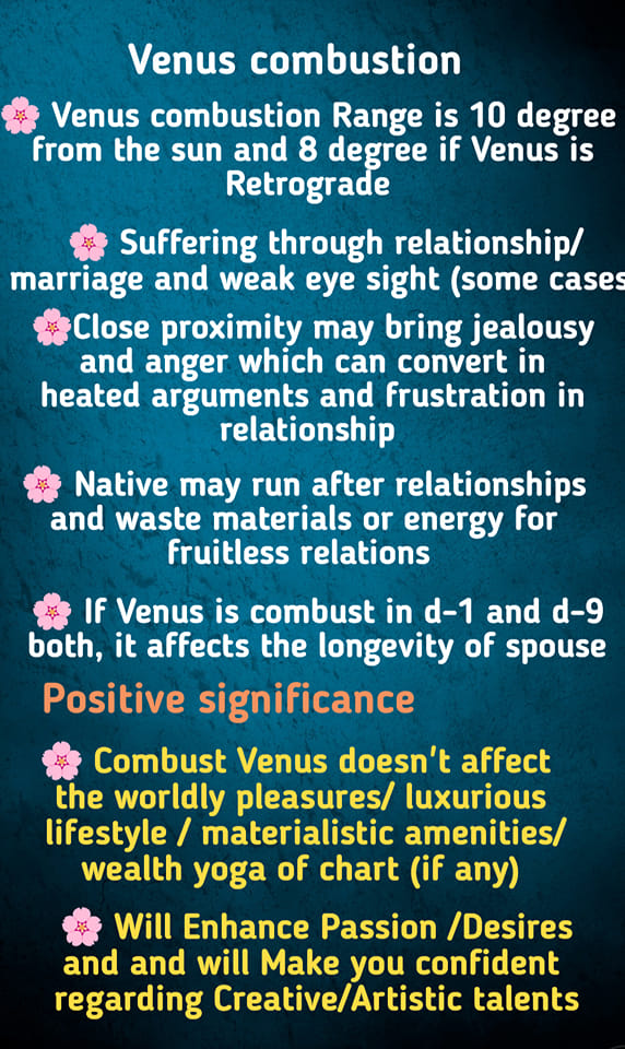 COMBUSTION EFFECTS OF VENUS